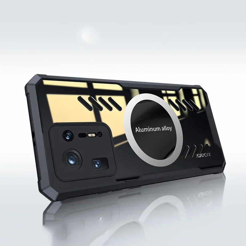 Graphene Heat Dissipation PC Case For Xiaomi Mix 4 Mix4 Breathable Cooling Transparent Anti-Drop Bumper Casing Shell_voghion.com