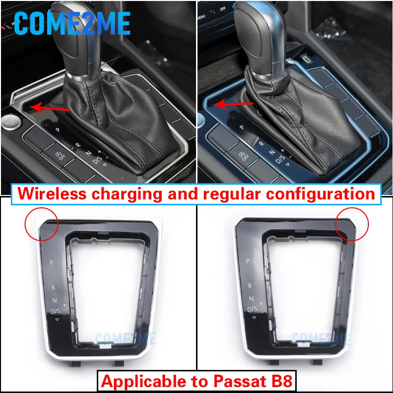 

DSG Gear Knob Accessories Frame Bracket Circle Left Hand Drive Automatic Gear Shift Knob Base Trim Circle For Passat B8