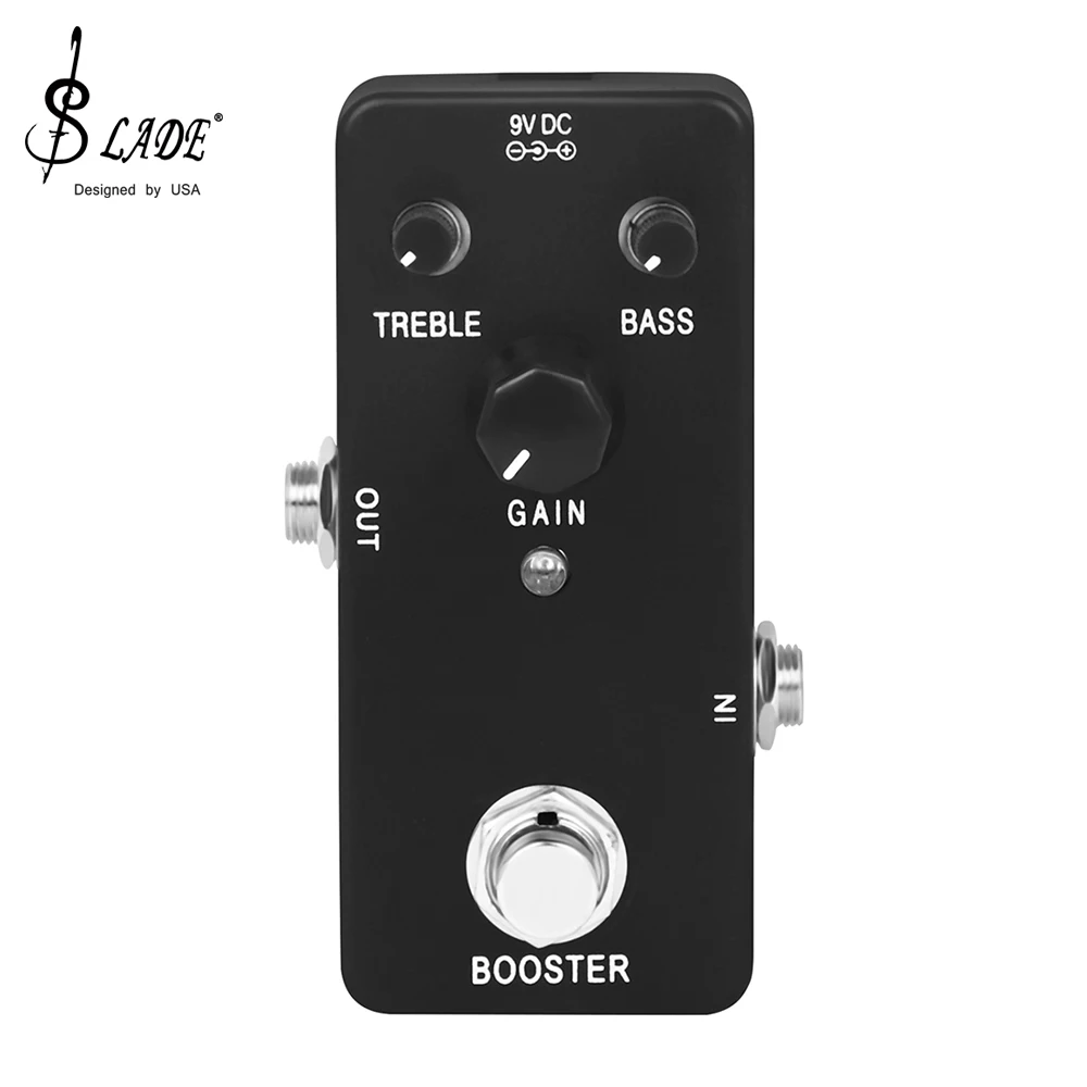 Electric-Guitar-Effect-Pedal-ABS-PURE-BOOSTER-Guitar-Effector-Gain-True