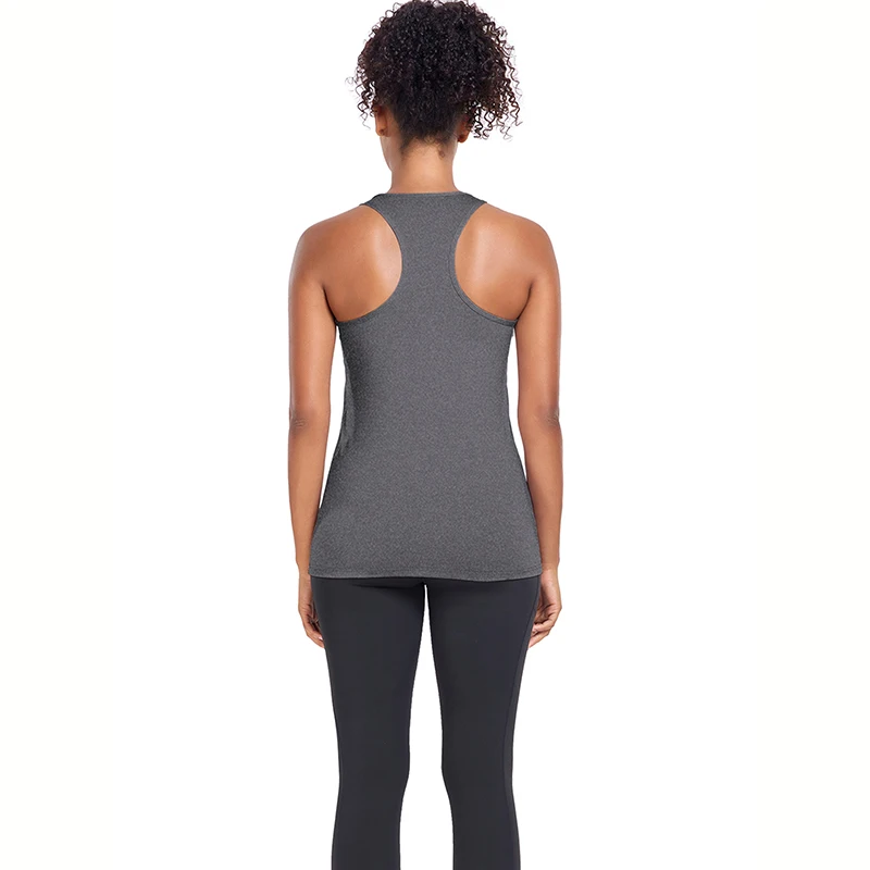5-Pack Women's Performance Tank Tops – Racerback Design, Compression Fit for Workouts, Breathable Sleeveless Athletic Shirts 2