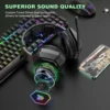 ONIKUMA B100 Wireless Gaming Headset 2.4Ghz Wireless Earphones With Mic Low Latency Tri-mode Headset for PC PS5 Gamer 2