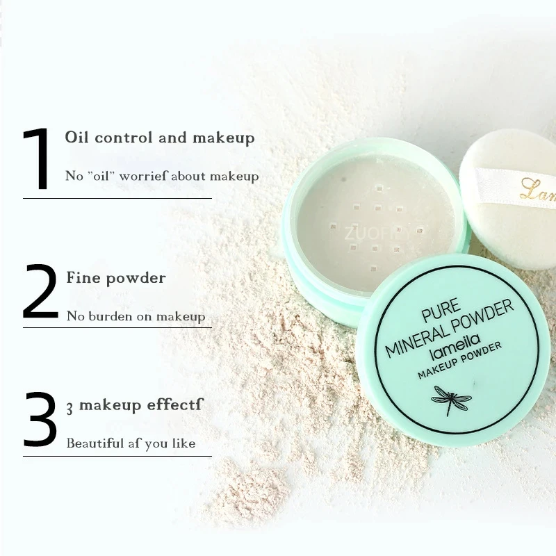 Makeup Loose Powder for Face Finishing Oil-control Waterproof Matte Setting setting powder,loose powder,face powder