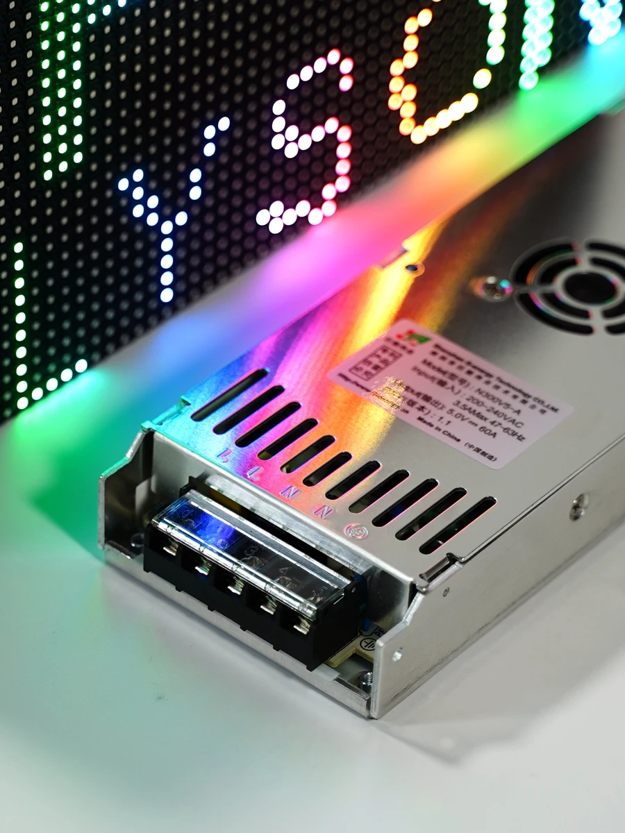LED Display Power Supply G-energy N300V5-A 5V 60A 300W, led display power supply