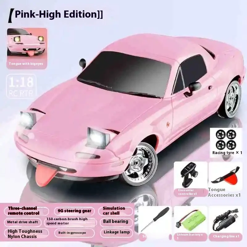 1:18 New LD1804 mazda Mx5 Premium Version Rc Drift Car Rc Cars With A Gyroscope Rear-Wheel Drive Toy Car Birthday Toys For Boy 2