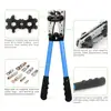 IWISS HX-50B Cable Lug Crimping Tool For Heavy Duty Wire Lugs,battery Terminals,copper Lugs Awg 8-1/0 Crimper Plier Clamp Tool 3