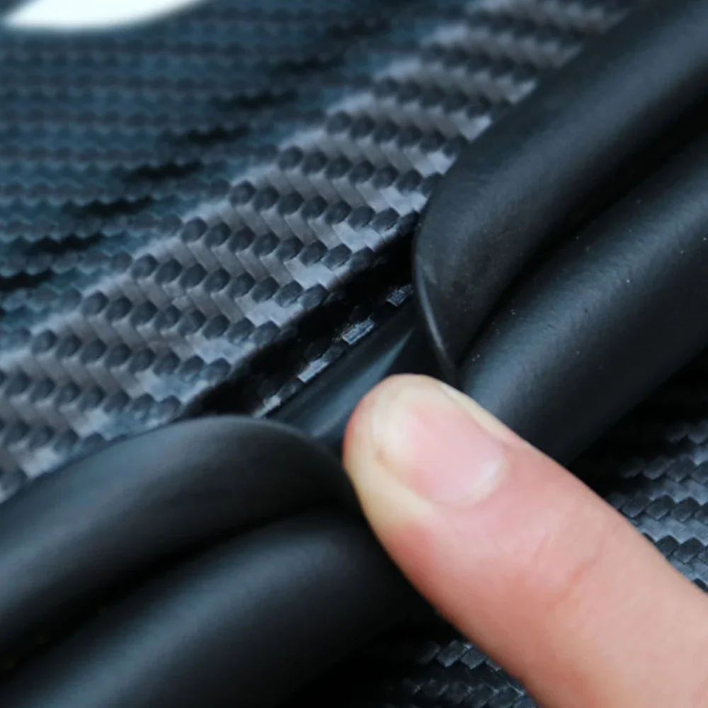 Car sticker carbon fiber decorative strip door sill For T-CROSS TCROSS accessories car door sill pedal