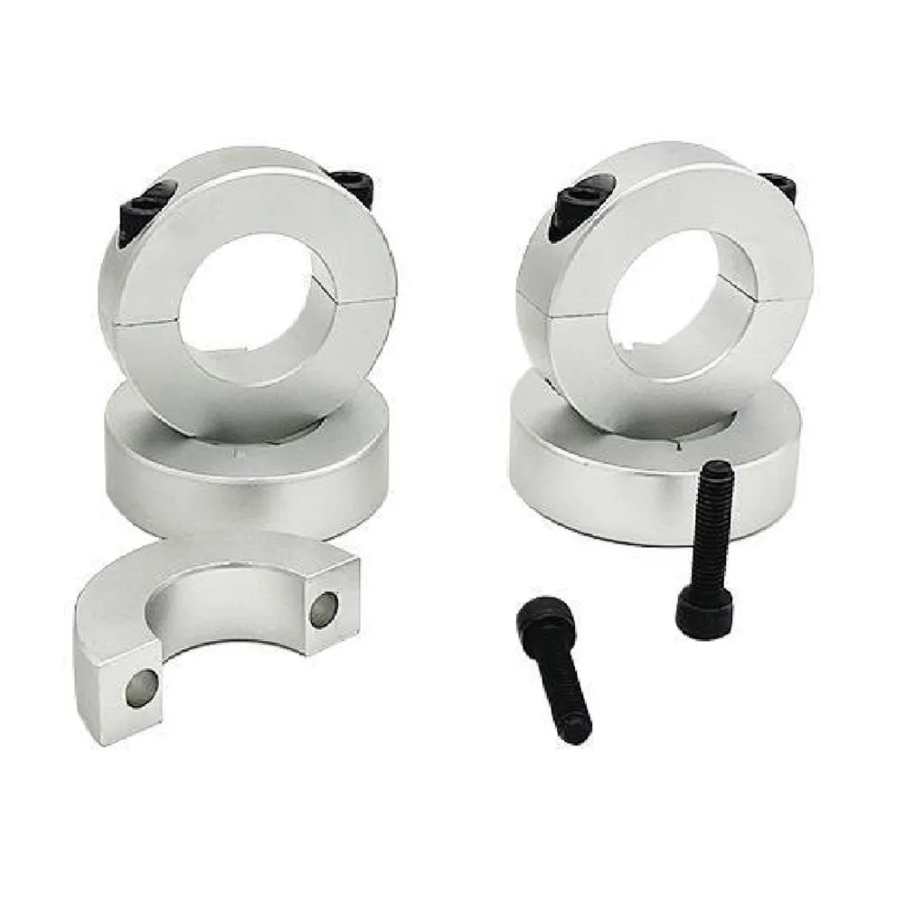

Aluminum Alloy Shaft Collars Clamping Elements Retaining Ring Shaft Sleeve Thrust Ring Throat Clamp Fixed Sleeve Stop Rings