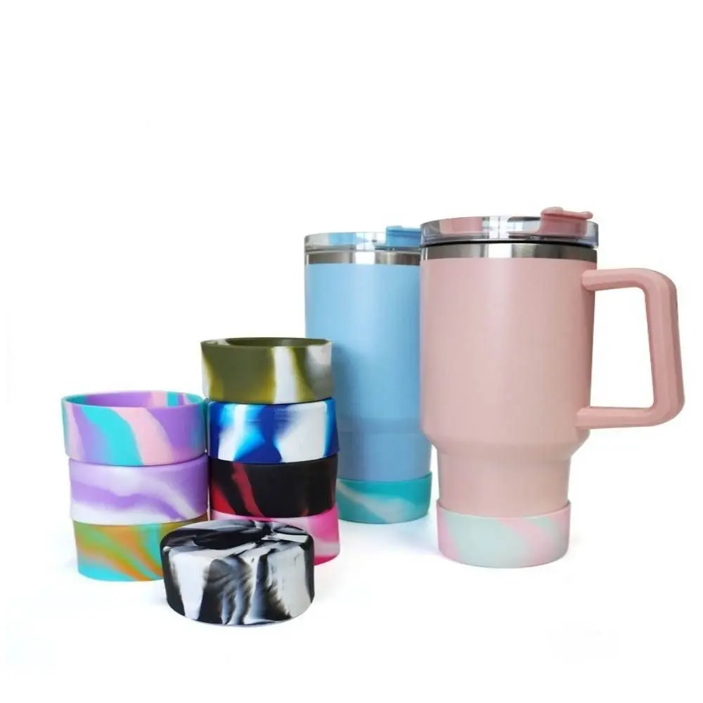 Versatile Anti-Slip Silicone Water Bottle Sleeve, BPA-Free Protective Boot for 71-75mm Diameter Bottles
