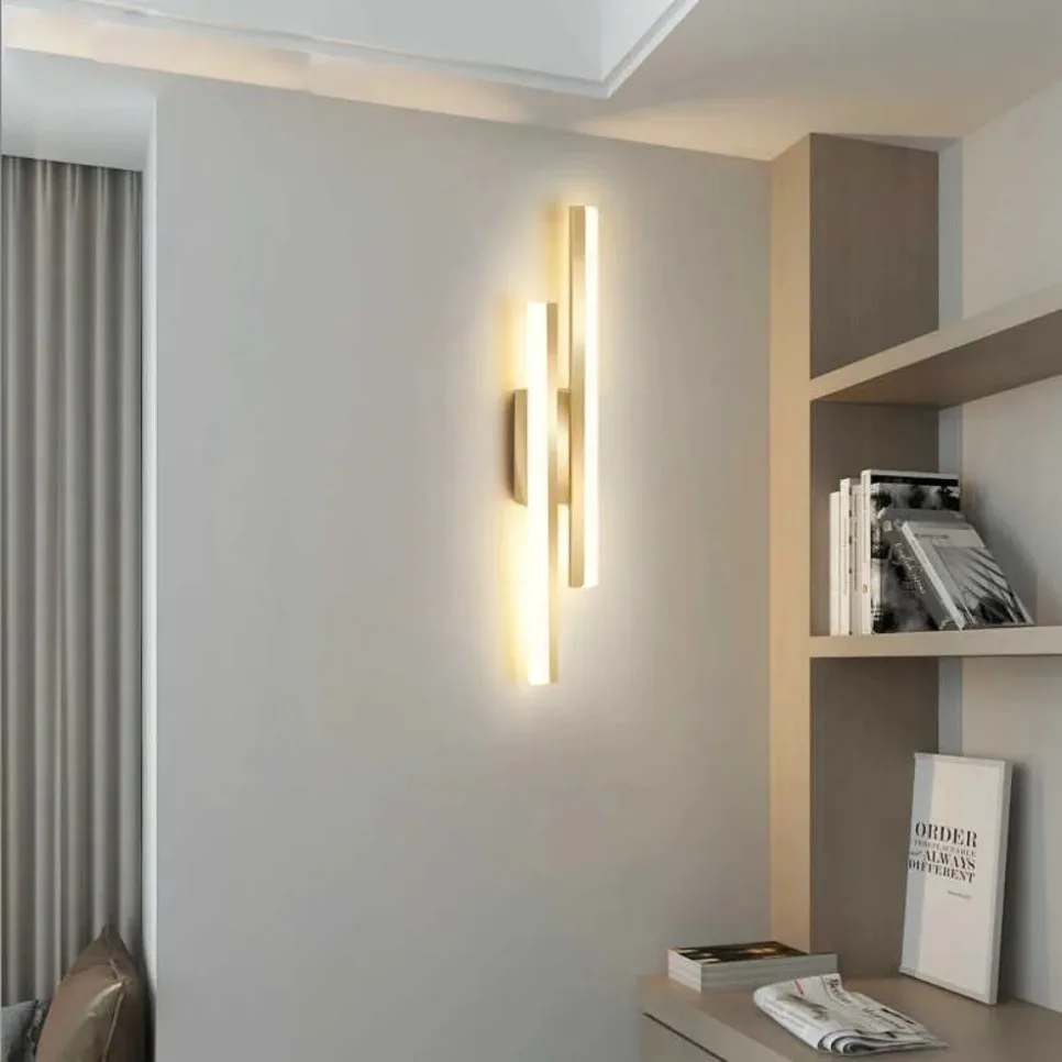 Modern LED Wall Light for Living Room Stairs Bedroom Corridor Wall Sconces Lamp Home Interior Decoration Lighting AC85-265V