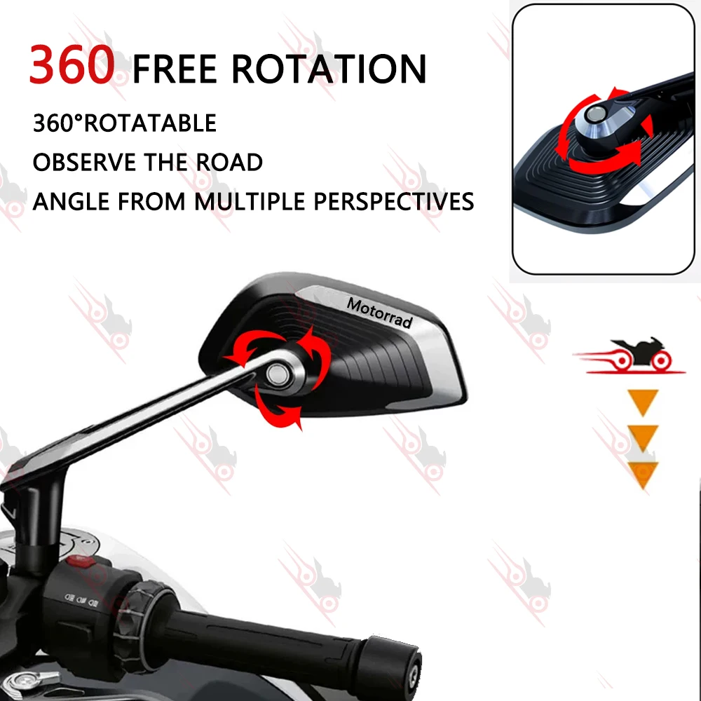 BMW R1250RS R1250R F900R G310R S1000R F900XR C400GT C400X CE04 오토바이 백미러 회전식 사이드 리어 뷰 미러