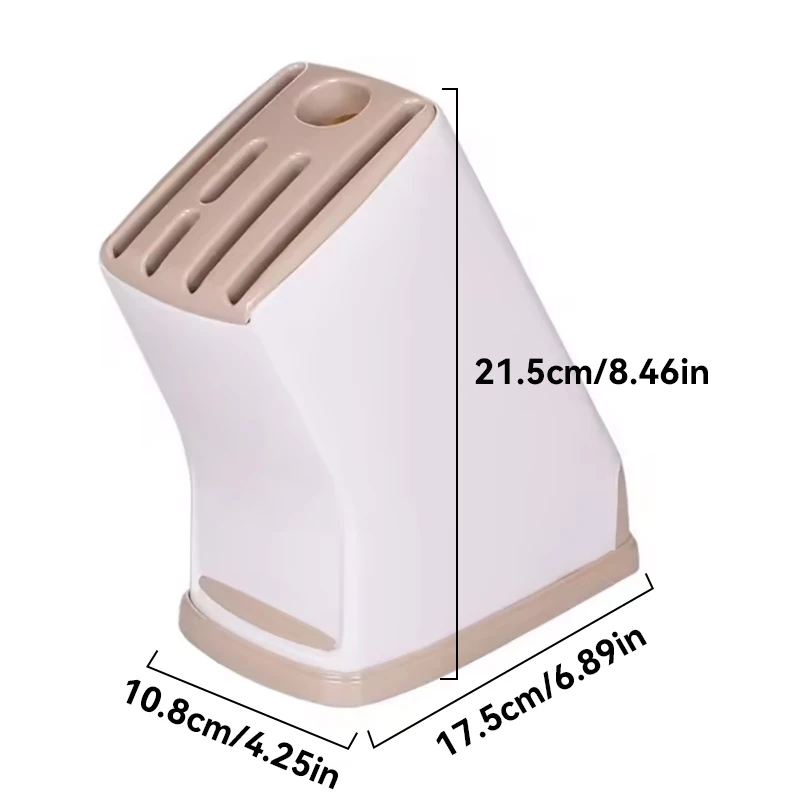 1pc MultiFunction Durable Kitchen Plastic Knife Stand Holder Storage Drainage Cutlery Rack Organizer knife holder