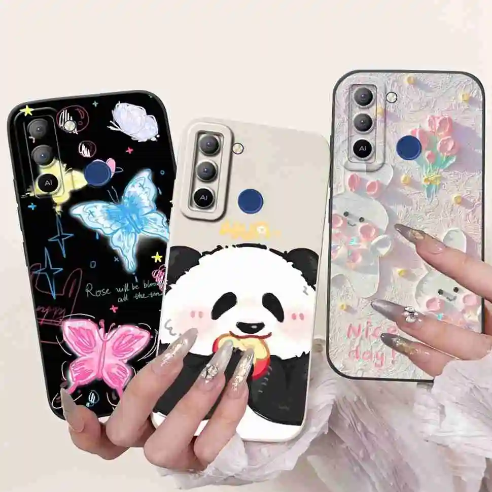 Tecno Pop 5 LTE Shockproof Painted Silicone Phone Case