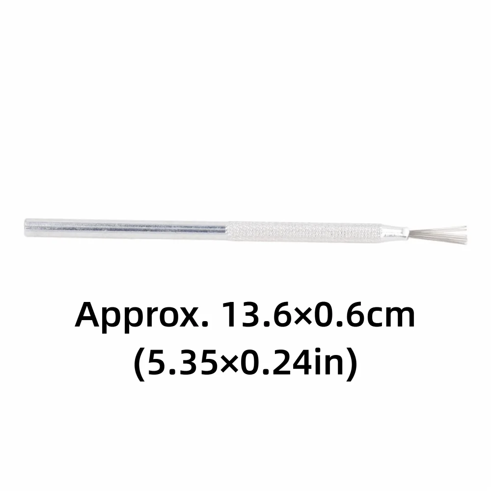 5pcs 알루미늄 클레이 니들 도구 깃털 와이어 텍스처 폴리머 클레이 도구 텍스처링 도구 실버 세라믹 도구 클레이 스코어링 도구