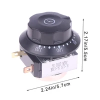 Bouton de four à micro-ondes 60Min, interrupteur de minuterie avec cloche, interrupteur de temps mécanique, armoire chaude, désinfection, pièces de four, 1 pièce 6
