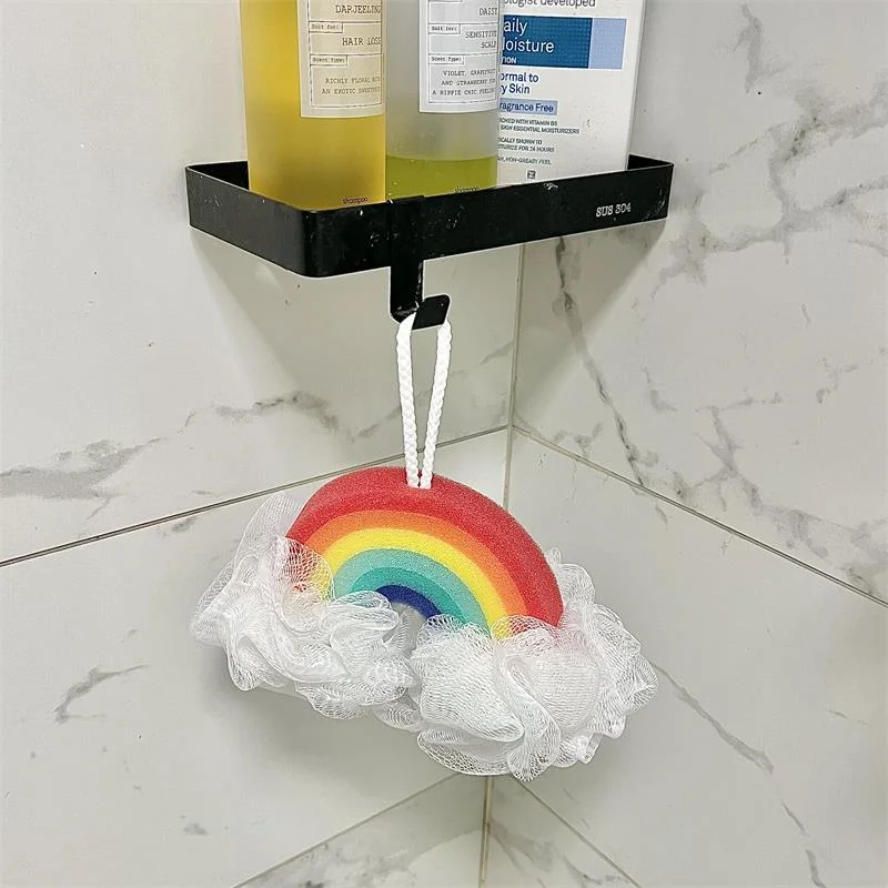 Body Brush Shower Sponge Ball Kawaii Rainbow Bath Ball