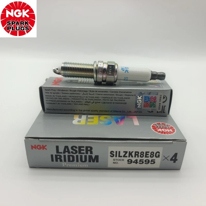 4Pcs-Original-NGK-SILZKR8E8G-94595-Iridium-Platinum-Spark-Plug-For-Kia ...