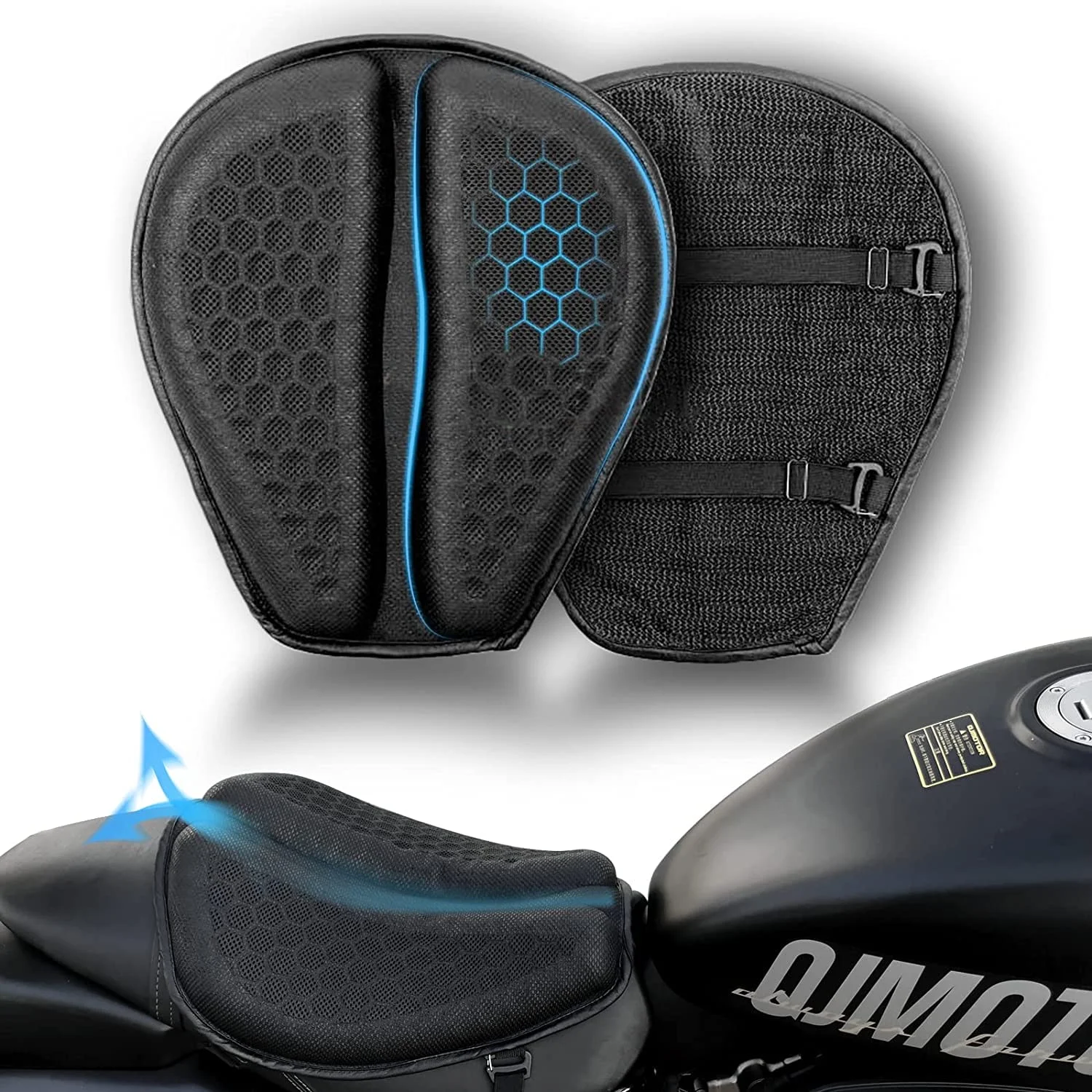Coprisedile Moto E Scooter 3D Antiscivolo – Moda Universale – Protezione E Comfort