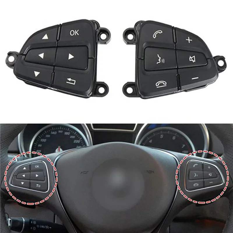핸들 제어 스위치 단추, 메르세데스 벤츠 GLA CLA GLS GLE SL A0999050600 A0999050700