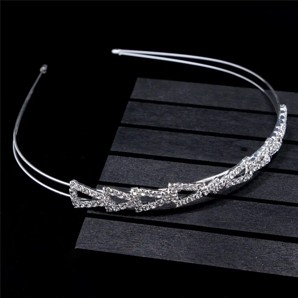 Geschenk Kopfschmuck Hochzeit Party Prinzessin Tiara Modische Haaraccessoires Kopfbedeckungen Krone Stirnbänder – Detail 8