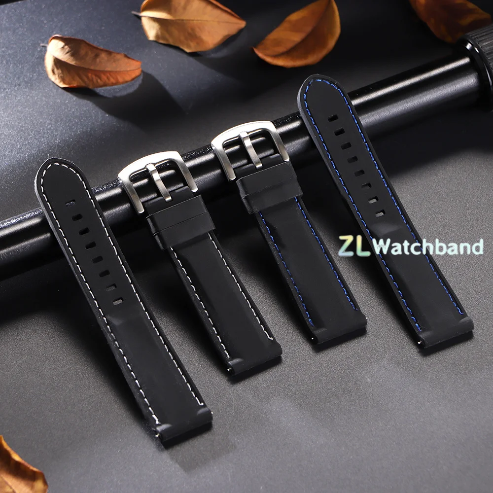 Universal Waterproof Silicone Sports Watch Band - Quick Release Wristband