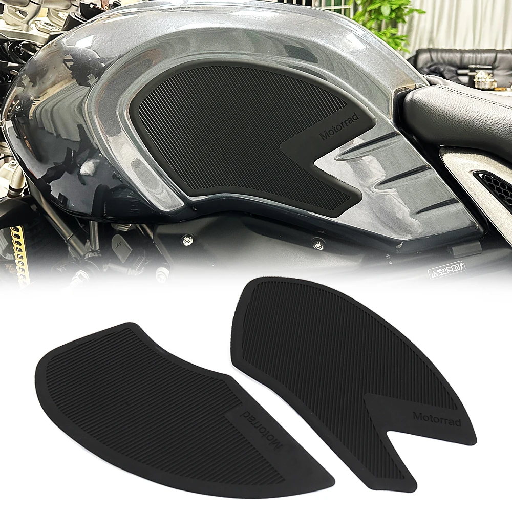 Motorcycle For BMW r9t R NINET Pure R NINE T Racer Urban RNINET Scrambler Sticker Non-slip Side Tank Pad Anti Scratch Decal R9T bburago 1 18 bmw r ninet urban gs static die cast vehicles collectible motorcycle model toys