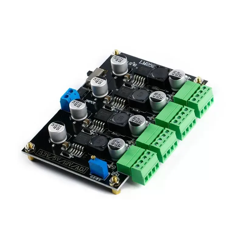 Lm2596 Modulo Di Alimentazione A Commutazione Multicanale 3.3V/5V/12V/Adj Uscita Regolabile Dc-Dc Alimentatore Step-Down