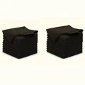 Black 20pcs 25X25cm