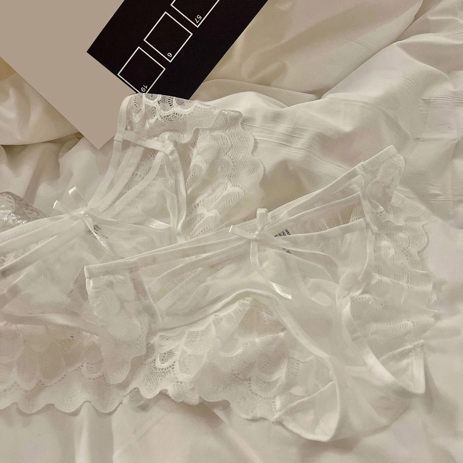 

Женское нижнее белье, Привлекательное Женское нижнее белье с вырезами и бантом, Сетчатое привлекательное и удобное треугольное нижнее белье с заниженной талией