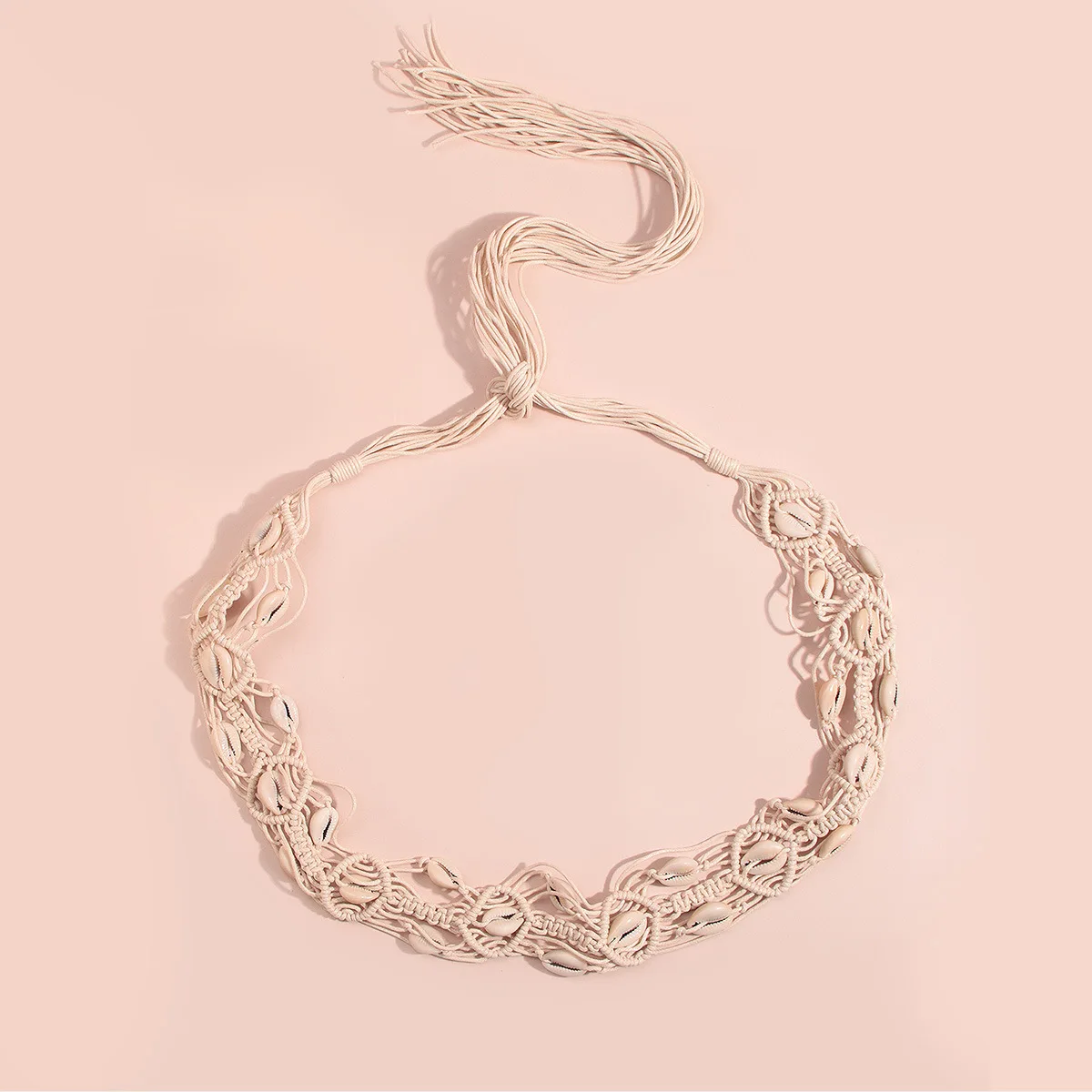 New Ladies Belts Cotton National Style Hollow Tassel Tie Strap Waist Chain Women's Waistband Dress Accessories Bohemian Style