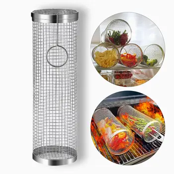 Stainless Steel BBQ Cage 1