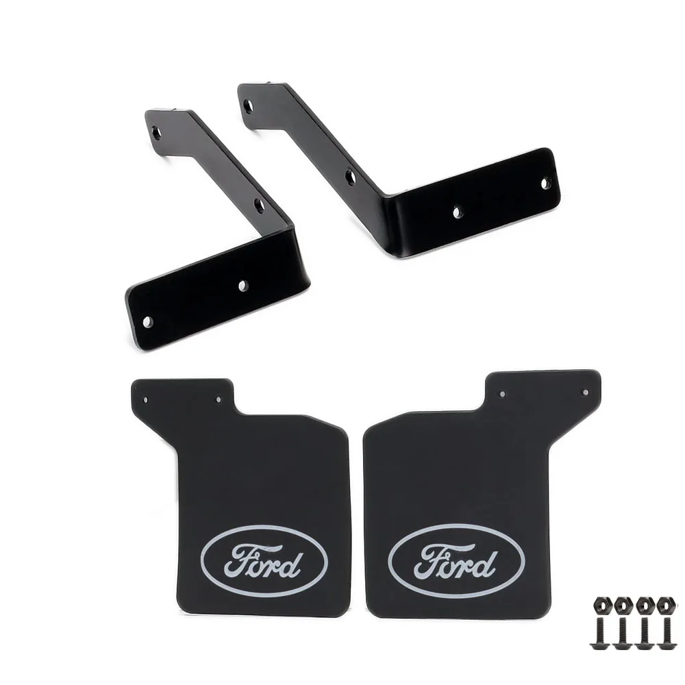 1:10 Rubber Quarters Ford Fender Mud Flaps Aluminum Bracket for RC Crawler  Traxxas TRX-4 TRX4 T4 Body - AliExpress