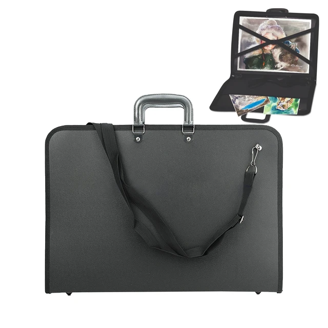 Art Portfolio Case with Zipper,Artist Carrying Case Poster Board,Tote Bag  for Art Storage Folder 