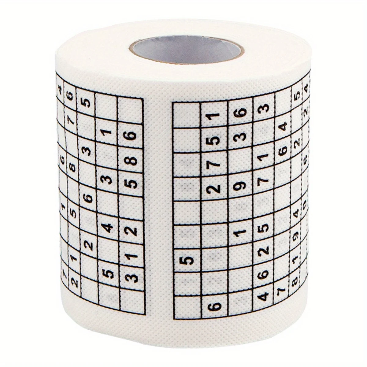 Paper Napkins Creative Sudoku Toilet Paper Puzzle Games Roll Paper Jiugongge Math Games Toilet Party Games Family Boredom
