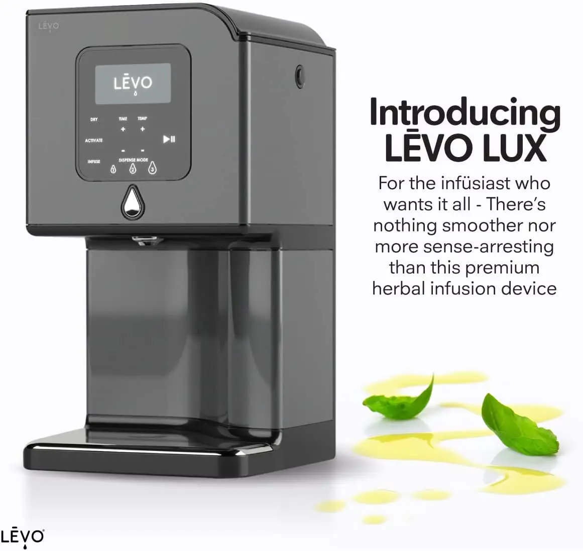 Lux Premium Herbal Oil Infusion Machine Botanical Extractor Herb Dryer Decarboxylator & Oil Infuser Gourmet Edible Infusion 2