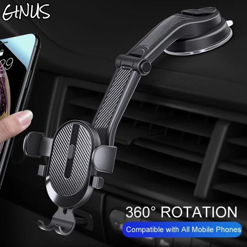 

Car Phone Stand, Universal Dashboard Accessory, for iPhone 13, 12, 11, Pro, Xiaomi, Samsung, AirPods,LG