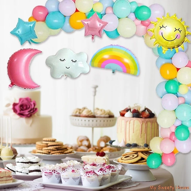 Kit montage de gâteau de bonbons anniversaire fille