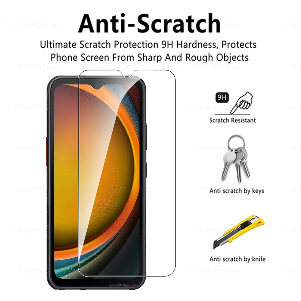 Premium Tempered Glass Screen Protector - 2 Pack, Safety Protective Film Cover