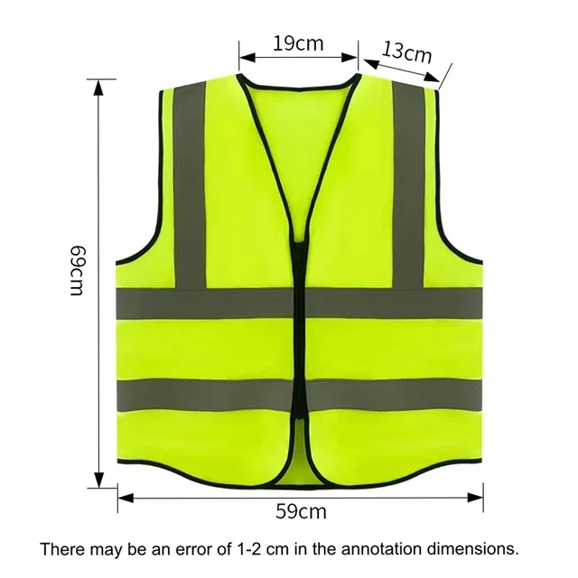 Safety Vest Custom Logo - Construction Worker