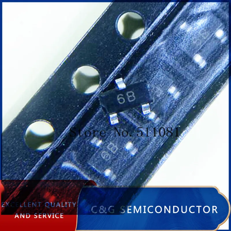 100PCSS BC817 BC817-25 6B SOT-23 NPN Transistor