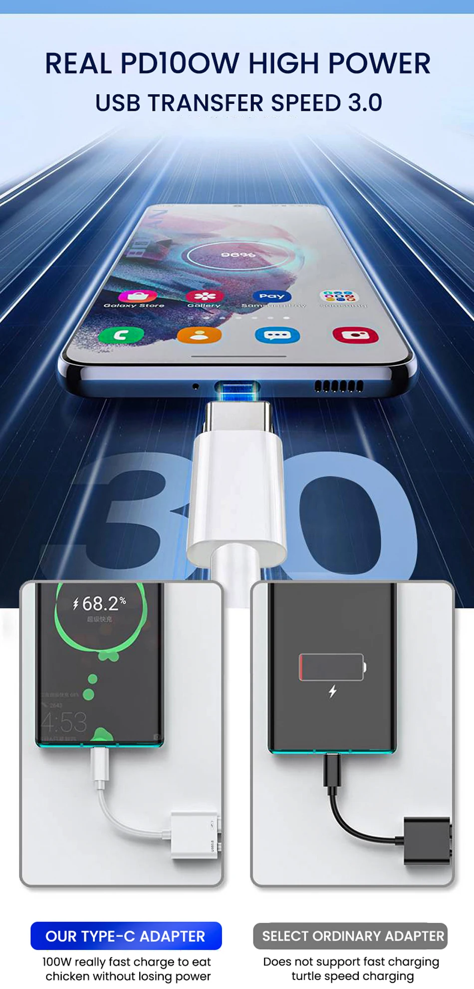 cabo adaptador usb c para usb 3.0