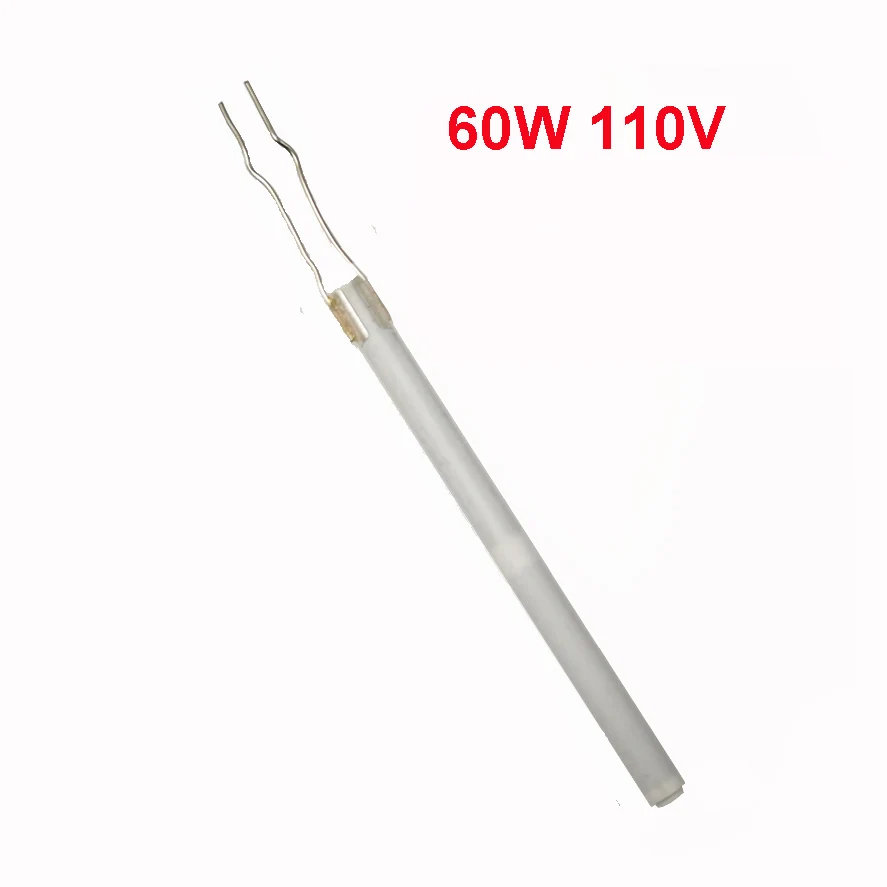 Élément chauffant céramique pour fer à souder 60W/80W, adapté aux tensions 220V/110V, présenté de côté.