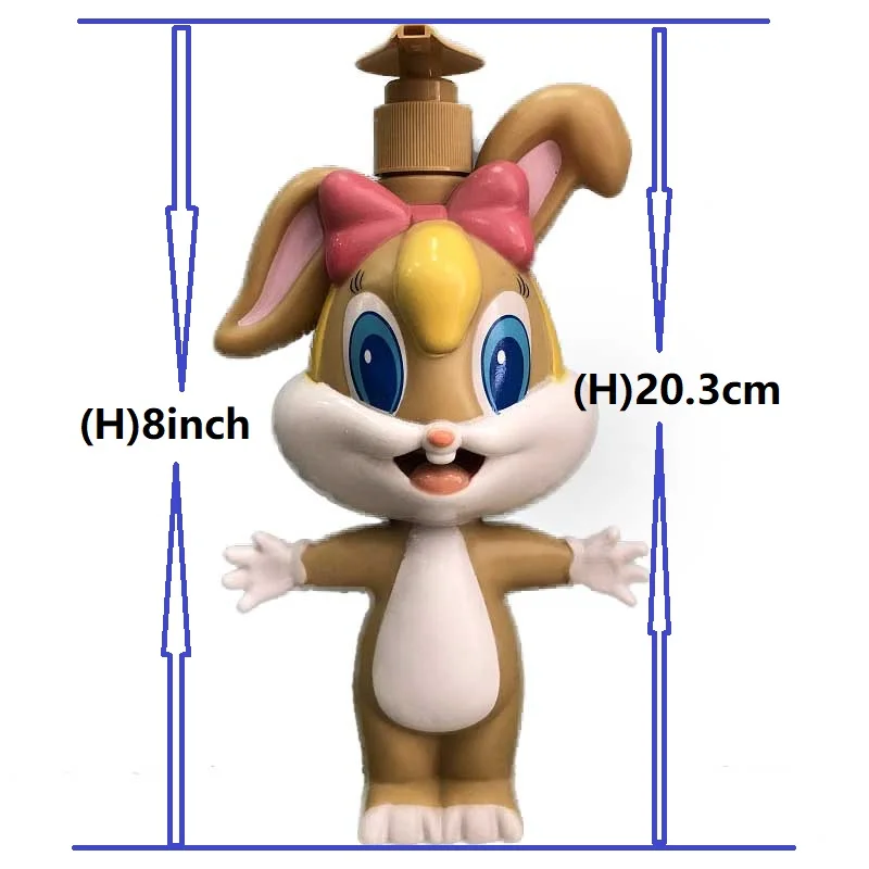 Cartoon Soap Dispenser Empty Kids Liquid Soap Pump Bottle Dispenser Refillable Soap Lotion Bottle Sanitizer Moisturizer Cleanser 6