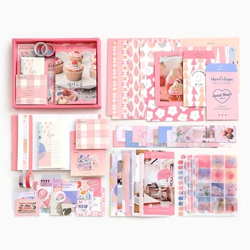 Vintage Scrapbook Collage Kit Box