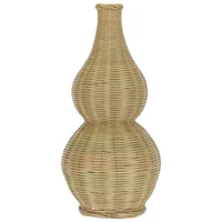 Flower Basket Bamboo Vase Woven Baskets Arrangement Bottle Container Pots for Plants 1