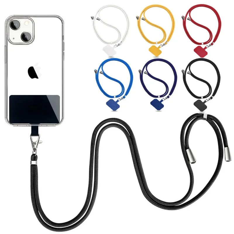 Vibrant Adjustable Phone Lanyard with Anti-Lost Neck Strap and Patch