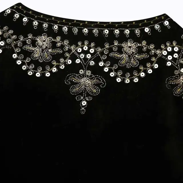 【フラメンコ チャレコ】 衣装 刺繍ベスト 派手柄 スパンコール チョッキ フラメンコ チャレコ】 衣装 刺繍ベスト 派手柄 スパンコール