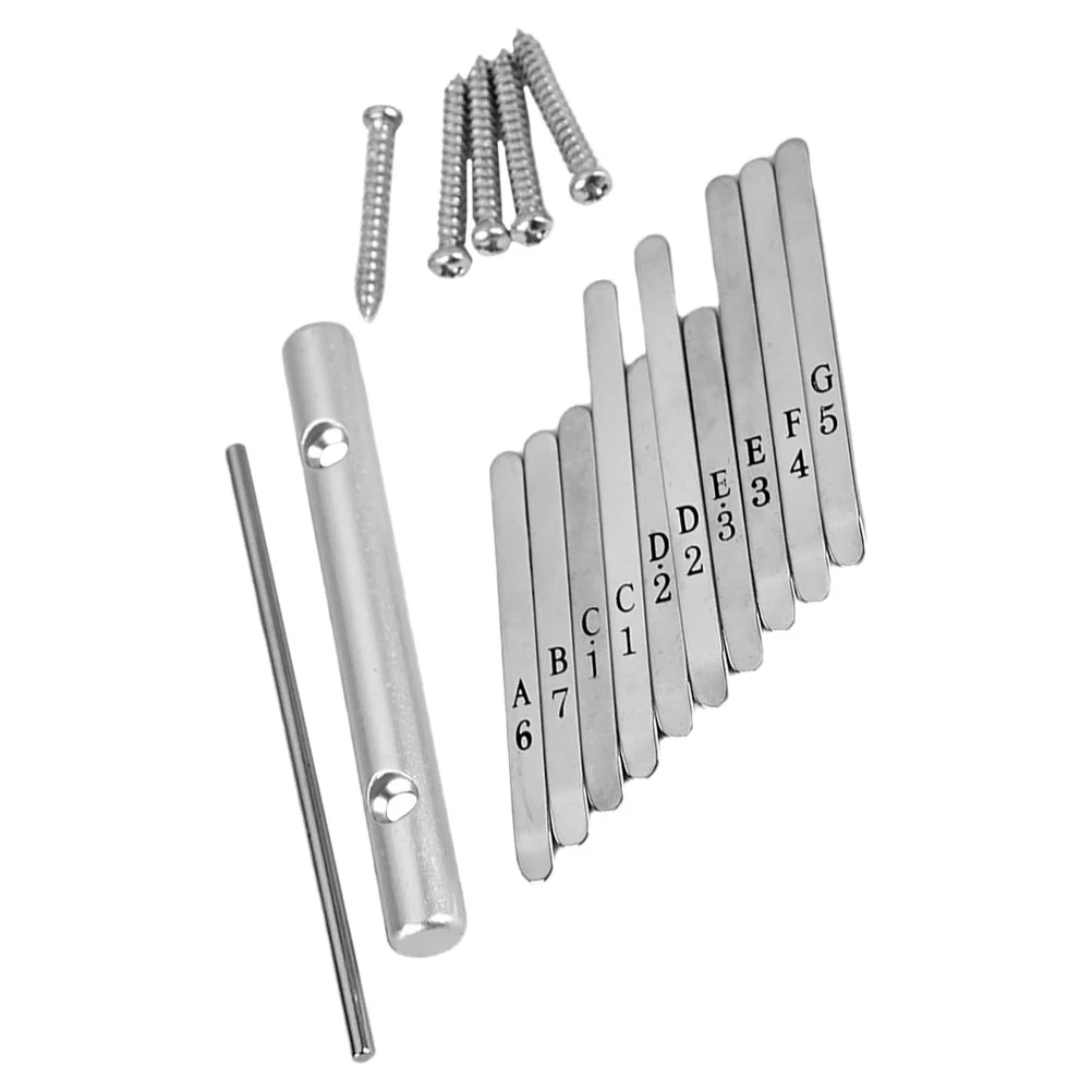 1 Set Kalimba Keys Bridge Kit DIY Kalimba Thumb Piano Bridge Saddle Repairing Parts