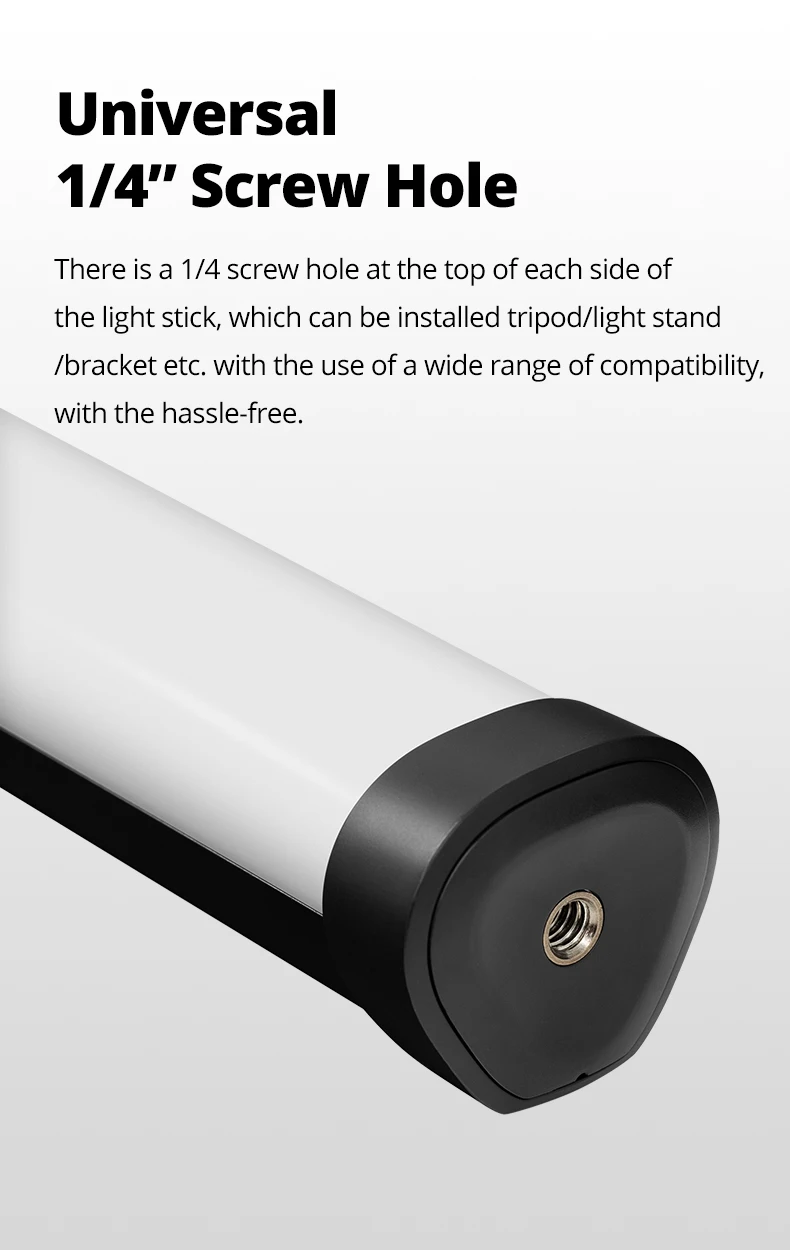 A2 plus 2500K-8500K RGB Tube Light Full Color LED Video Stick Light ,CRI 95+ TLC