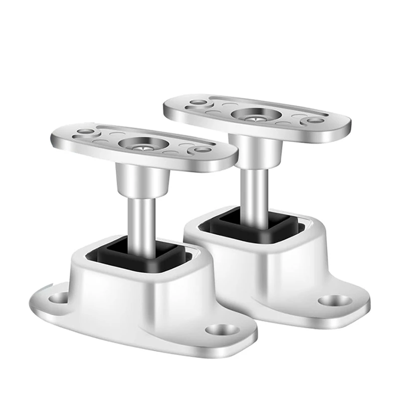 

Защелка держателя двери RV, 3-дюймовая сверхмощная Закрытая дверная защелка прицепа, захват входной двери, Плунжер и розетка для кемпера (2 упаковки)