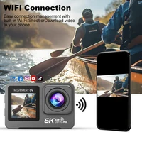 WiFi Anti-shake 6K 4k 60fps action camera Waterproof 50M Sport Camera With Remote 2